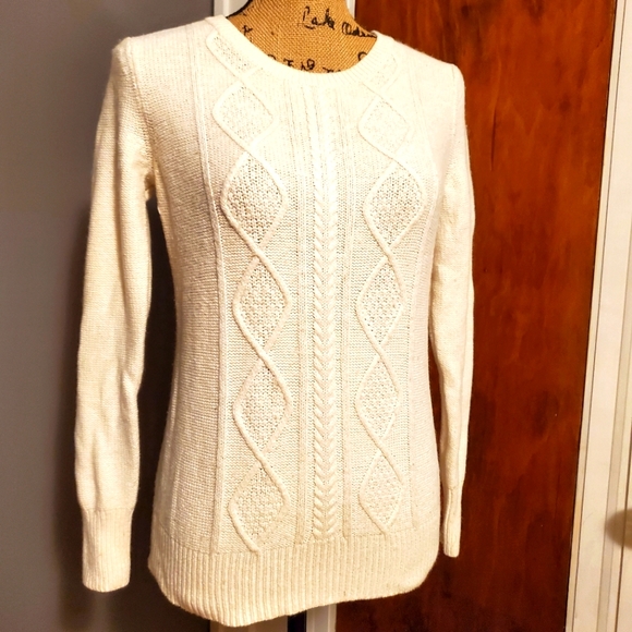 CABLE SWEATER - Picture 1 of 9